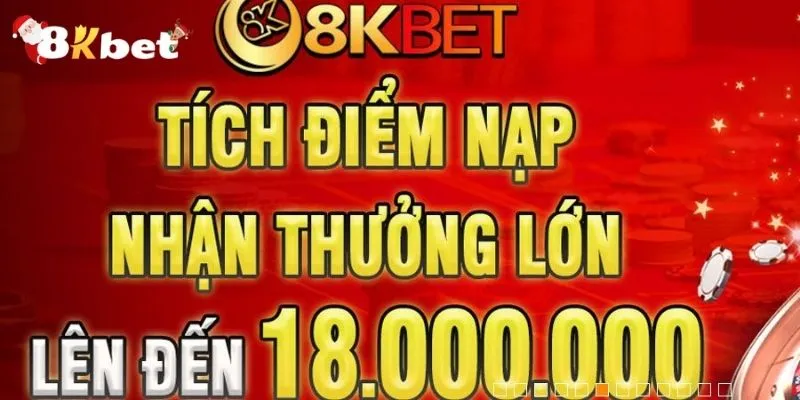 Rinh thưởng nạp đầu tới 8.888K tại nhà cái